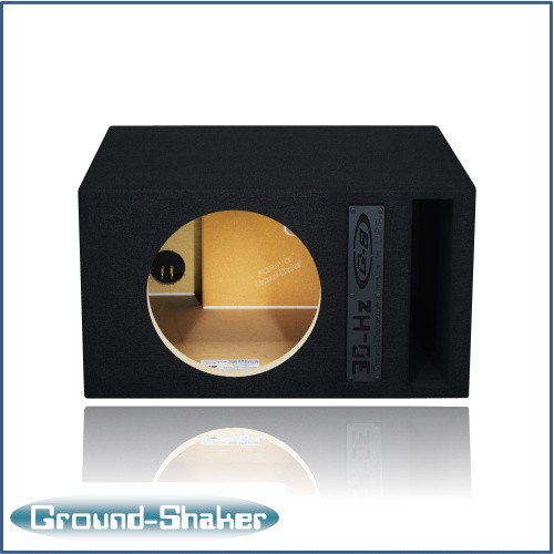 Ground Shaker 30HZ112B Black 12" Single Competition Ported Sub Box