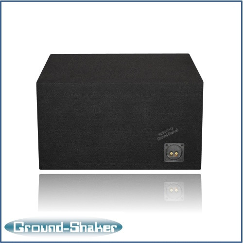 Ground Shaker 30HZ112B Black 12" Single Competition Ported Sub Box