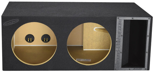 Ground Shaker 30HZ212B Black 12" Dual Competition Ported Sub Box