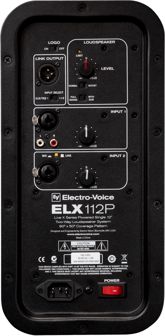  Electro-Voice ELX112P Live X Series 12" 2-Way Powered Speaker
