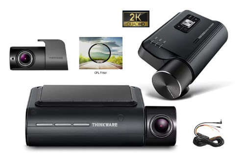 Thinkware QA100ELITED32HF Quad HD 2-Channel, Dual Dashcam with Hardwire Cable