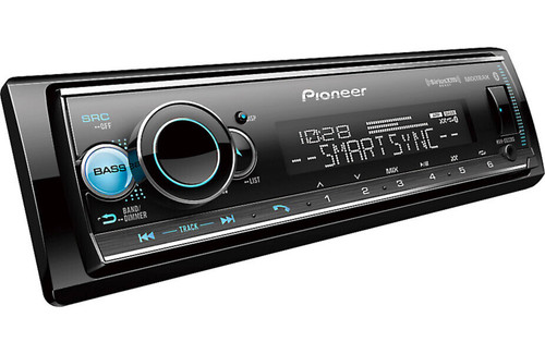 Pioneer MVH-S522BS Black Digital Media Receiver With Built-In Bluetooth