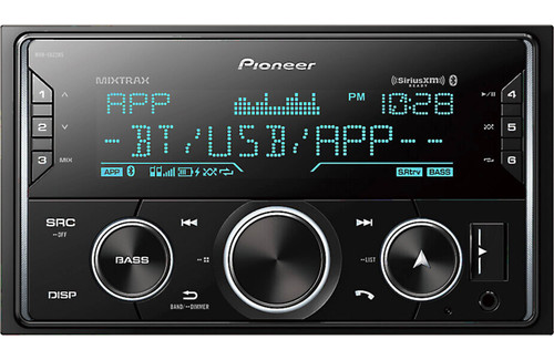 Pioneer MVH-S622BS Double DIN Digital Media Receiver With Built-In Bluetooth