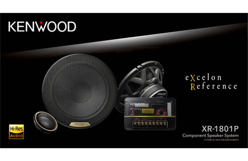 Kenwood Excelon XR-1801P Oversized 7" Component Speakers System