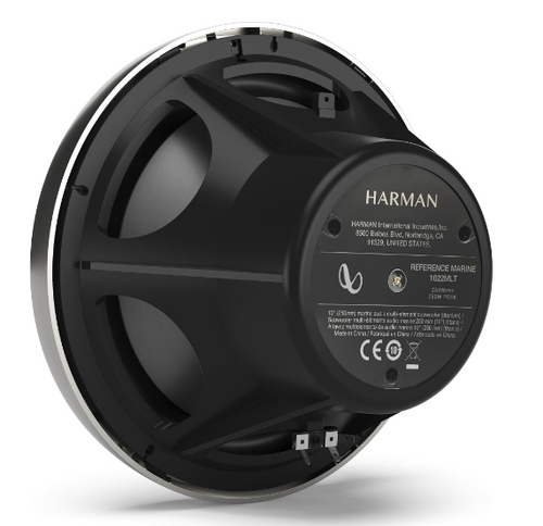 Infinity Reference Series 1022MLT 10" Marine Subwoofer with RGB Lighting  - Sliver/Titanium