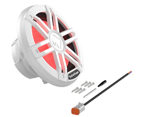 Rockford Fosgate M1D2-8 M1 Series 8" Marine Subwoofer with RGB LED Lighting (2 Ohm) - White