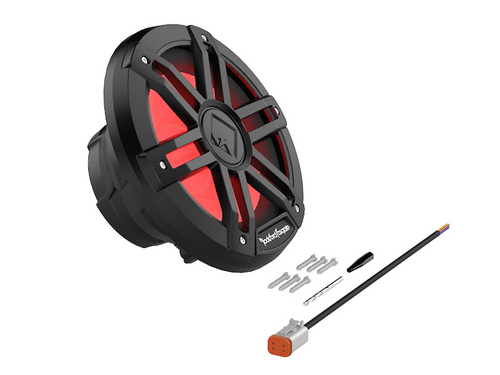 Rockford Fosgate M1D2-8B M1 Series 8" Marine Subwoofer with RGB LED Lighting (2 Ohm) - Black