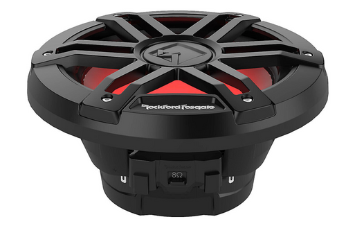 Rockford Fosgate M1D4-8B M1 Series 8" Marine Subwoofer with RGB LED Lighting (4 Ohm) - Black
