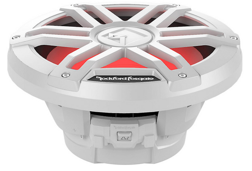 Rockford Fosgate M1D4-10 M1 Series 10" 300W RMS Marine Subwoofer with RGB LED Lighting - 4 Ohm (White)
