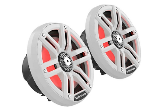 Rockford Fosgate M2-65 M2 Series 6-1/2" 150W RMS Color-Optix Marine Speakers - White