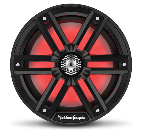 Rockford Fosgate M2-8B M2 Series 8" Color-Optix Marine Speakers - Black