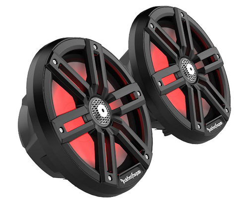 Rockford Fosgate M2-8B M2 Series 8" Color-Optix Marine Speakers - Black