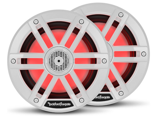 Rockford Fosgate M1-6 M1 Series 6" 75W RMS Colour-Optix™ Marine Speakers - White