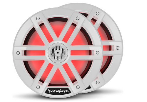 Rockford Fosgate M1-8 M1 Series 8" Color-Optix Marine Speakers - White
