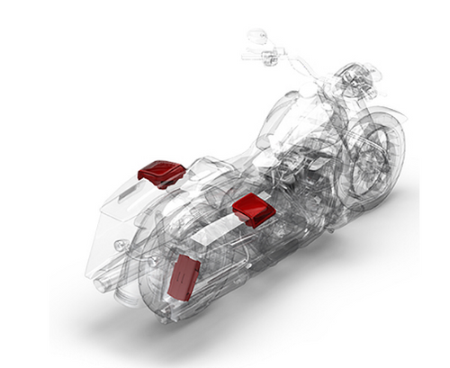 Rockford Fosgate HD9813RK-STAGE2 Two Speakers & Amplifier Kit for Select 1998-2013 Road King Motorcycles