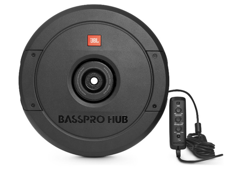 JBL BassPro Hub Powered 11" Spare Tire Subwoofer with Built-in 200W RMS Amplifier