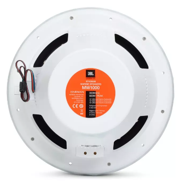 JBL Stadium Marine MW1000 (STADIUMMW1000AM) 10" Marine Subwoofer with RGB lighting - White
