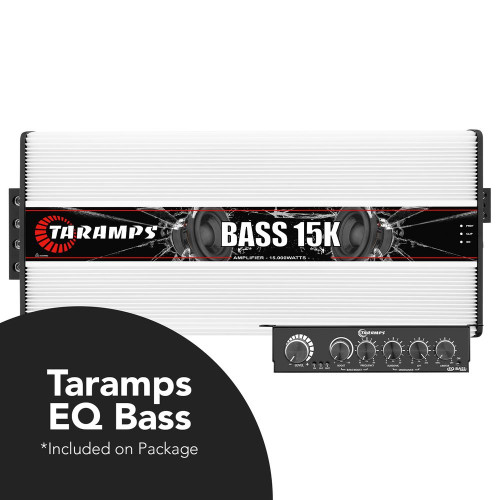 Taramps BASS 15K 15000W RMS Class D Monoblock Car Amplifier with EQ Bass