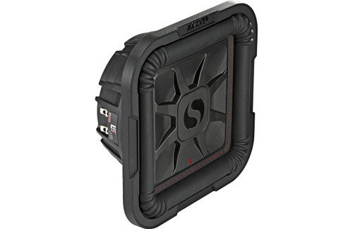 Kicker 46L7T102 L7T Series 10" 500W RMS Shallow-Mount Subwoofer - Dual 2 Ohm