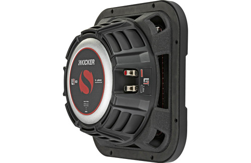 Kicker 46L7T104 L7T Series 10" 500W RMS Shallow-Mount Subwoofer - Dual 4 Ohm