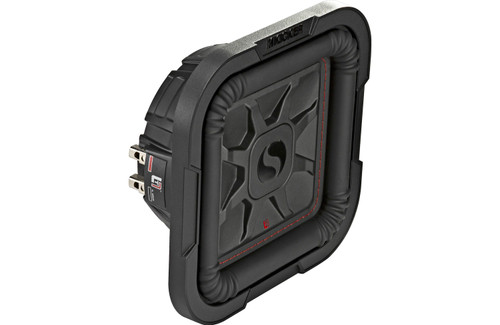 Kicker 46L7T84 L7T Series 8" 350W RMS Shallow-Mount Subwoofer - Dual 4 Ohm  