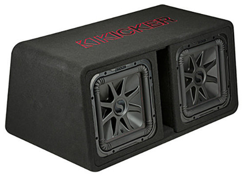 Kicker 45DL7R122 Dual 12" 1200W RMS Solo-Baric L7R Enclosure - 2 Ohm 
