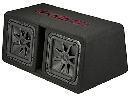 Kicker 45DL7R122 Dual 12" 1200W RMS Solo-Baric L7R Enclosure - 2 Ohm 