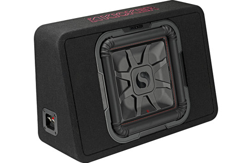 Kicker 46TL7T122 Single 12" 600W RMS Solo-Baric L7T Thin Profile Enclosure - 2 Ohm