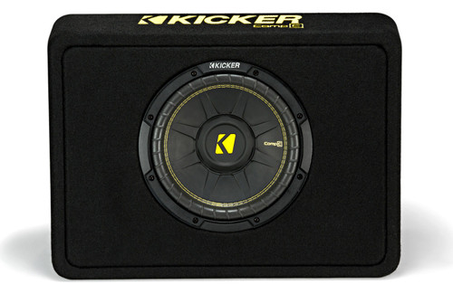 Kicker 44TCWC102 Ported Truck Enclosure with one CompC 10" 2-ohm Subwoofer