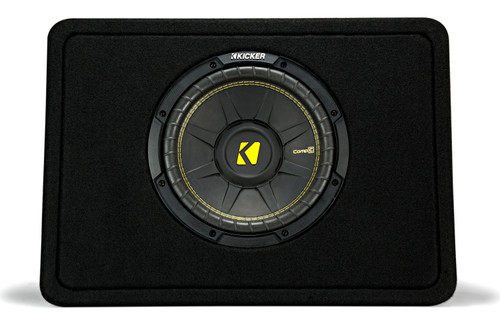Kicker 44TCWC102 Ported Truck Enclosure with one CompC 10" 2-ohm Subwoofer