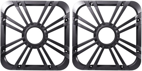 Kicker 11L710GLC 10" Square Subwoofer LED Grille - Charcoal