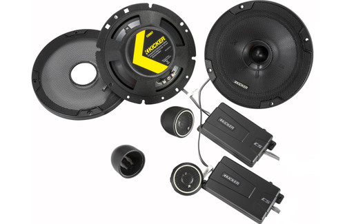 Kicker 46CSS674 CS Series 6-3/4" 100W RMS Component Car Speaker System