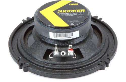 Kicker 46CSS654 CS Series 6-1/2" 100W RMS Component Speaker System