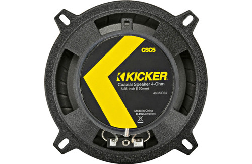 Kicker 46CSC54 CS Series 5-1/4" 75W RMS 2-Way Car Speakers