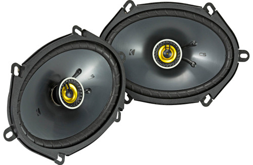 Kicker 46CSC684 CS Series 6"x8" 75W RMS 2-Way Car Speakers