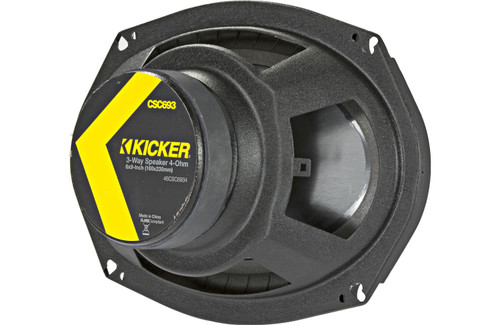 Kicker 46CSC6934 CS Series 6"x9" 150W RMS 3-Way Car Speakers