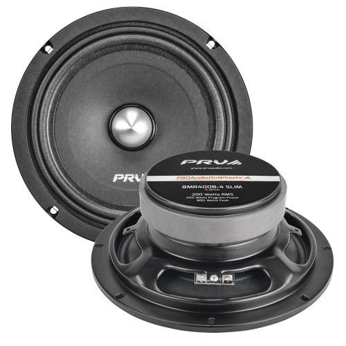 PRV Audio 8MR400B-4 Slim 8" Midrange Bullet Slim Loudspeaker - 4 Ohm