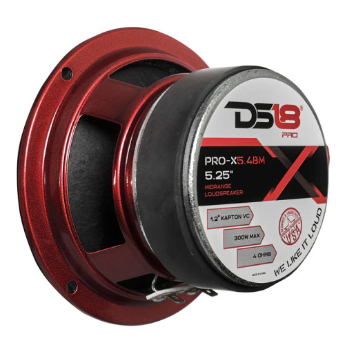 DS18 PRO-X5.4BM PRO-X 5.25" 150W RMS Mid-Range Bullet Loudspeaker - 4 Ohm