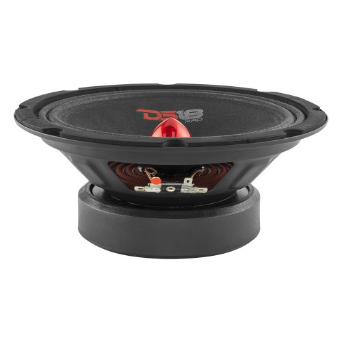 DS18 PRO-GM8.4B 8" 190W RMS Midrange Loudspeaker with Bullet - 4 Ohm
