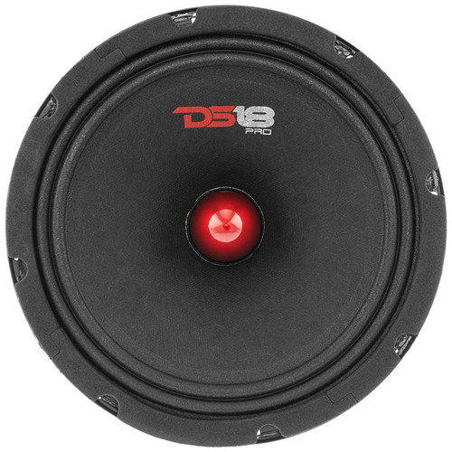 DS18 PRO-GM8B 8" 190W RMS Mid-Range Loudspeaker with Bullet - 8 Ohm