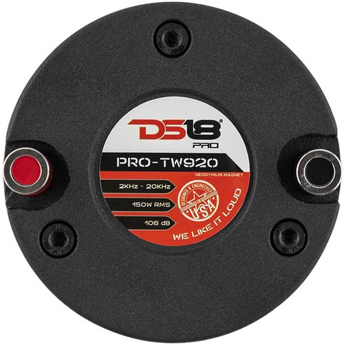 DS18 PRO-TW920 2.7" High Compression Neodymium Super Bullet Tweeter - 4 Ohm