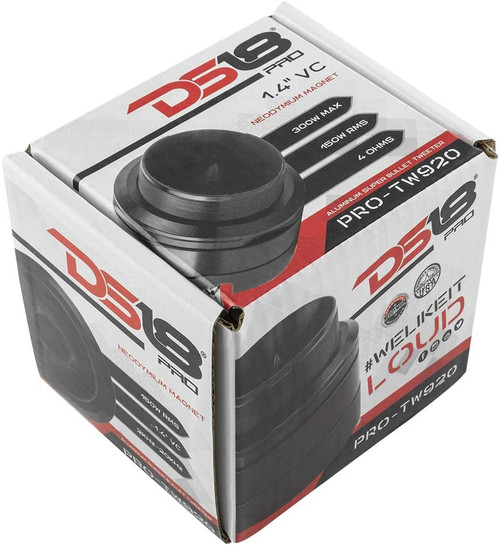 DS18 PRO-TW920 2.7" High Compression Neodymium Super Bullet Tweeter - 4 Ohm
