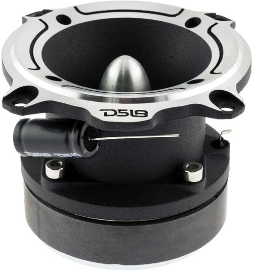  DS18 PRO-TW220 3” PRO Aluminum Super Bullet Tweeter with Built in Crossover - Silver