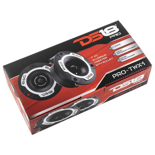 DS18 PRO-TWX1 3.8" Super Bullet Tweeter - Silver (Pair)