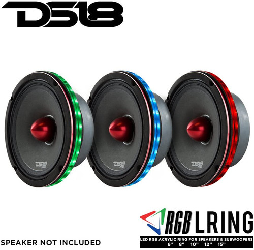 DS18 LRING6 6" Waterproof RGB LED Speaker Ring