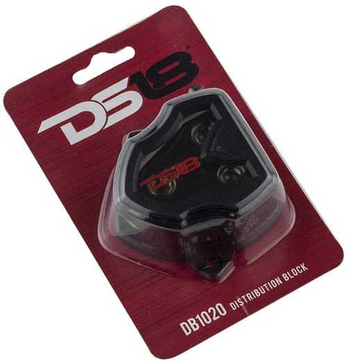 DS18 DB1020 Distribution Block 1x 0GA In / 2x 0GA Out