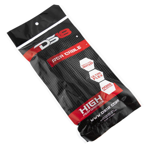 DS18 RCA-16FT Ultra Flex 16ft RCA Cable 