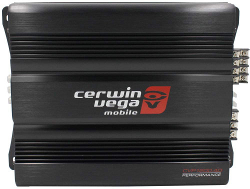Cerwin Vega CVP1200.4D4 Channel Bridgeable Class AB Amplifier - 75W RMS x 4 