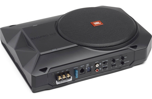 JBL BassPro SL2 Self Powered 8" 125W RMS Low-Profile Underseat Vehicle Subwoofer System