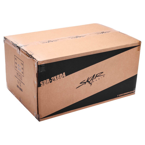 Skar Audio SDR-2X8D4 Dual 8" 700W RMS SDR Series Loaded Vented Subwoofer Enclosure